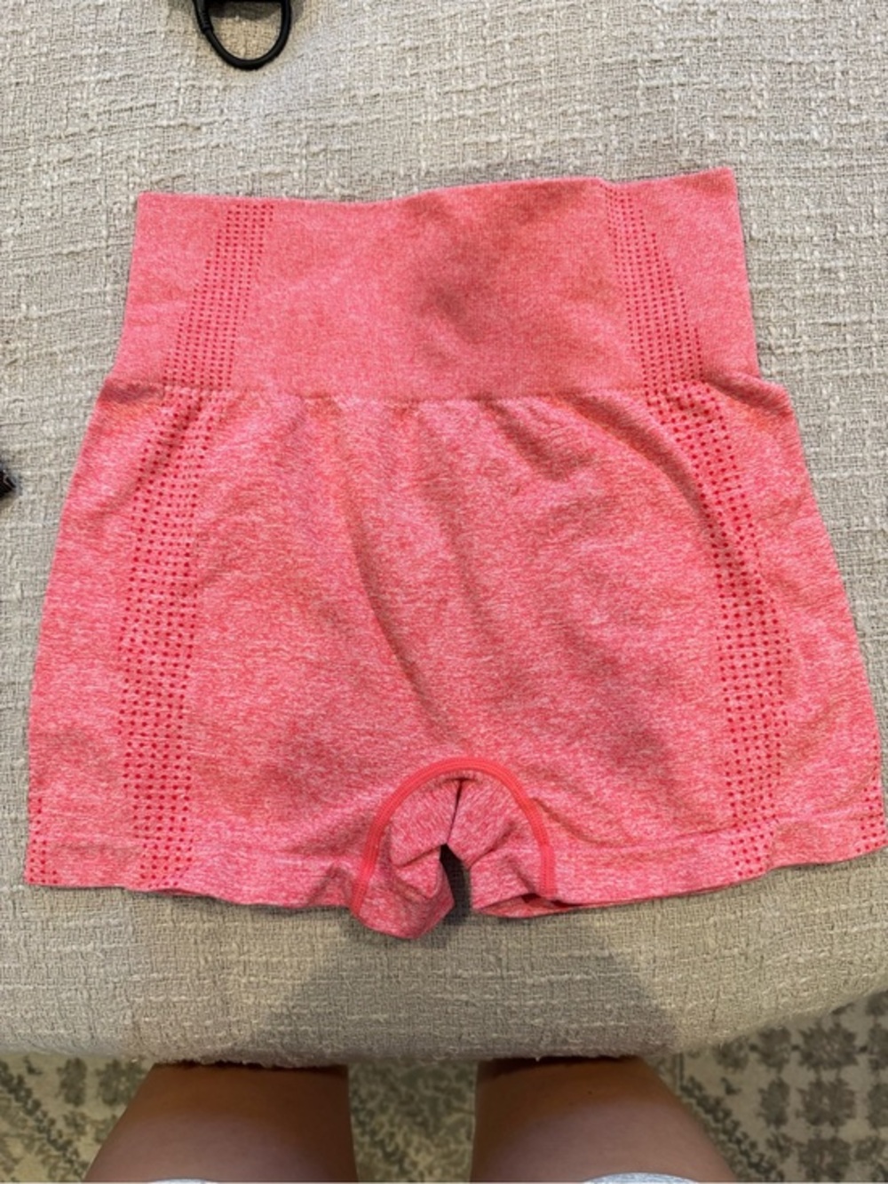 High-Waist Coral Seamless Yoga Gym Spandex
